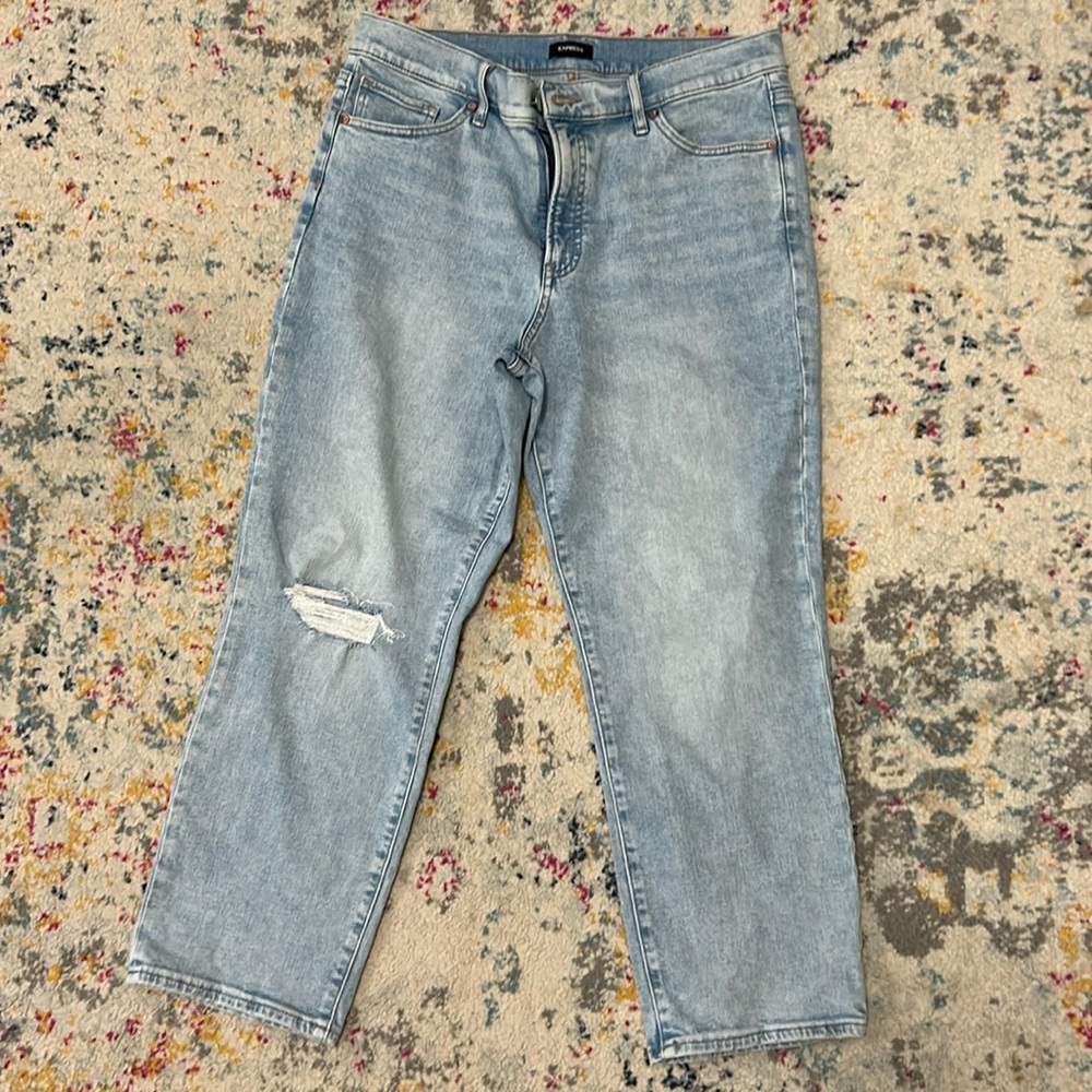 Express High Rise Straight Ankle 12R